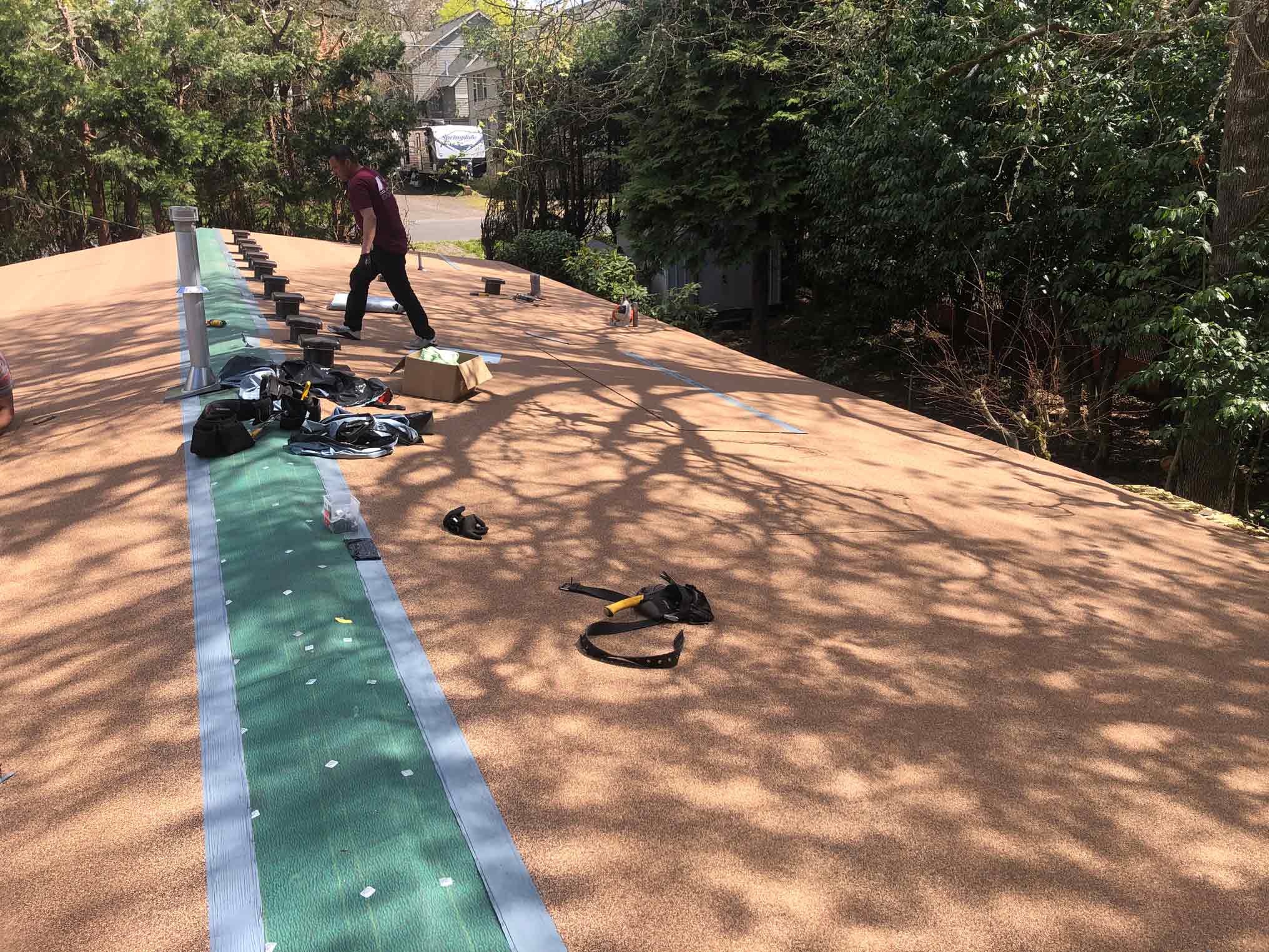 Self-Adhered Modified Asphalt Roofing