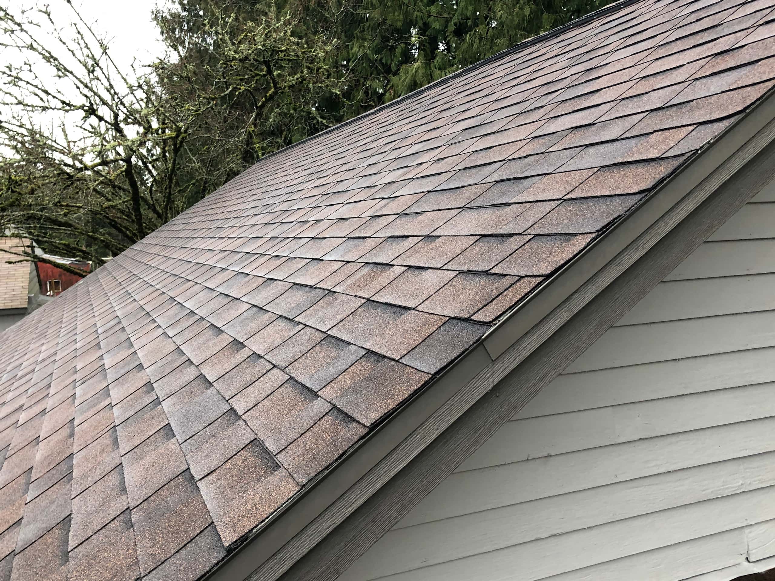 Reliance Roof Pros LLC | Lake Oswego | New Roof | Malarkey Vista AR | Antique Brown | Sideview